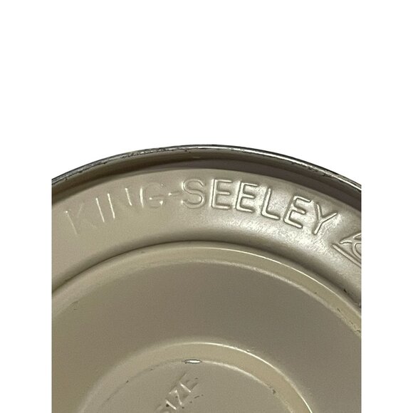 Vintage 1971 Thermos 10 oz Food Jar Used Orange Brown - Picture 11 of 16